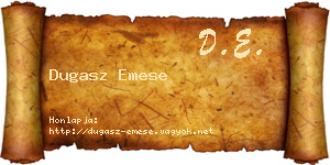 Dugasz Emese névjegykártya